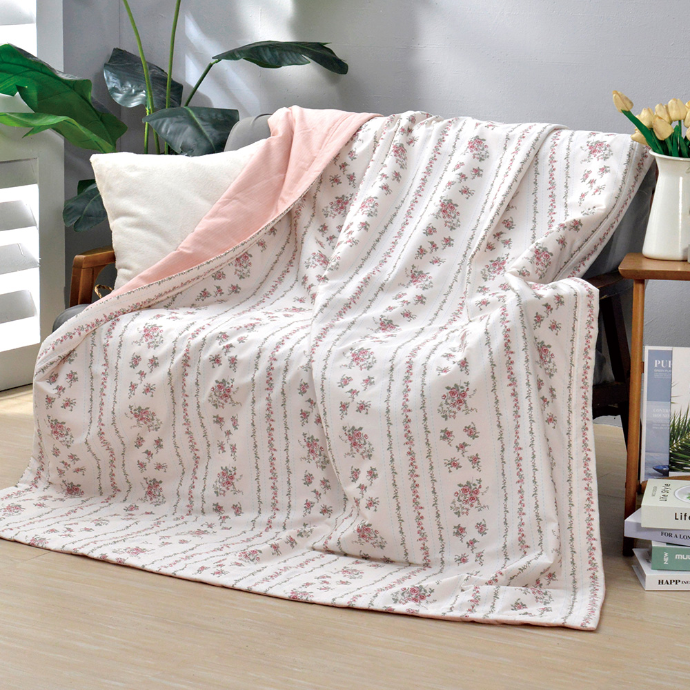 義大利La Belle《喬安莉娜》純棉抗菌涼被(5x6.5尺)