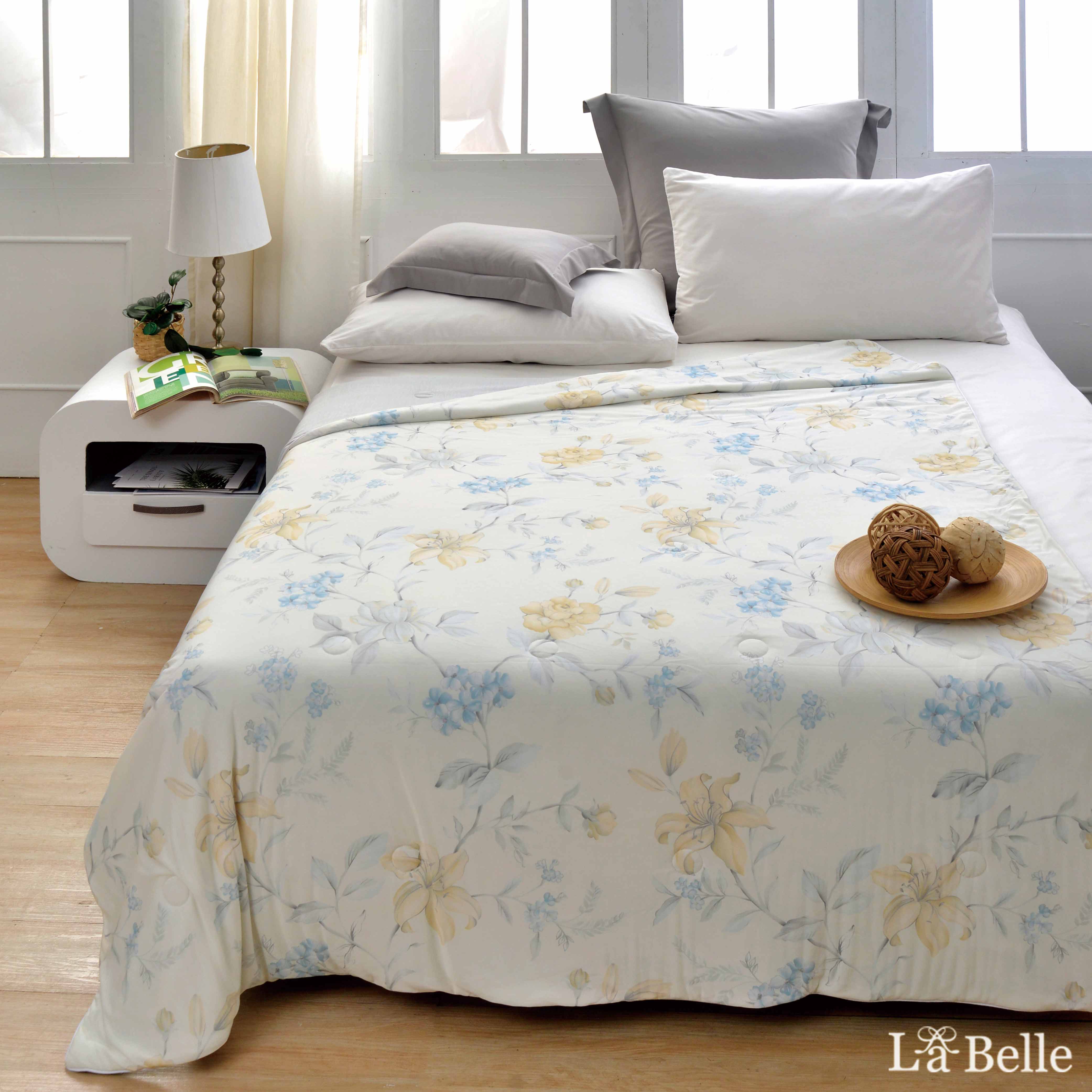 義大利La Belle《夏日橙花》超COOL超涼感蠶絲蛋白抗菌涼被(150*200CM)