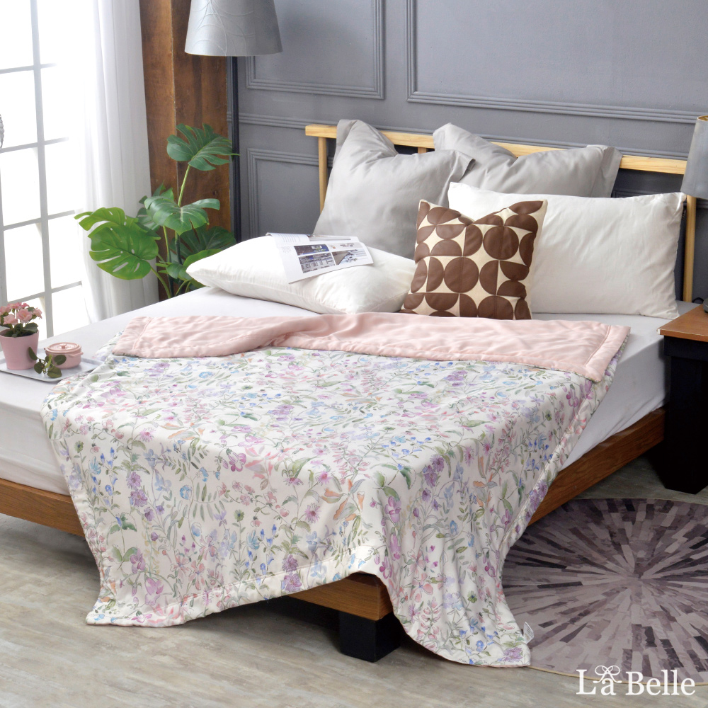 義大利La Belle《花蒔繁麗》100%天絲抗菌涼被(5x6.5尺)