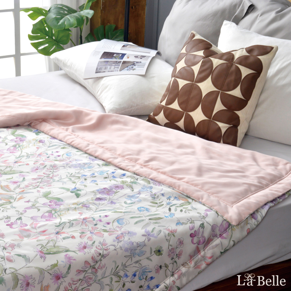 義大利La Belle《花蒔繁麗》100%天絲抗菌涼被(5x6.5尺)