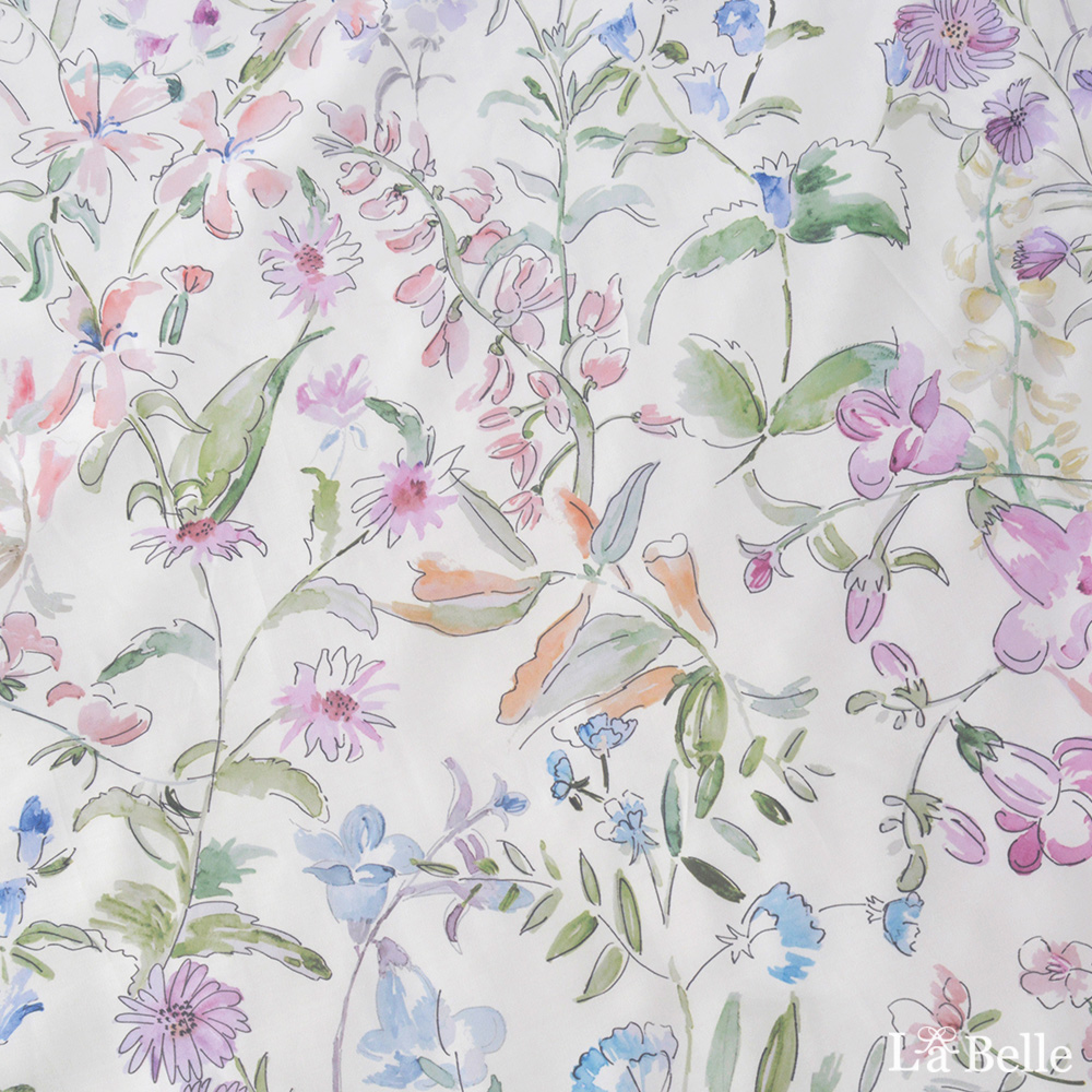 義大利La Belle《花蒔繁麗》100%天絲抗菌涼被(5x6.5尺)