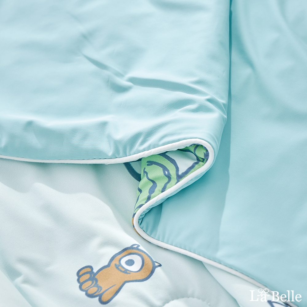 義大利La Belle《Disney-怪獸檸檬塔》眠綿冰玻尿酸抗菌涼感涼被(5x6.5尺)