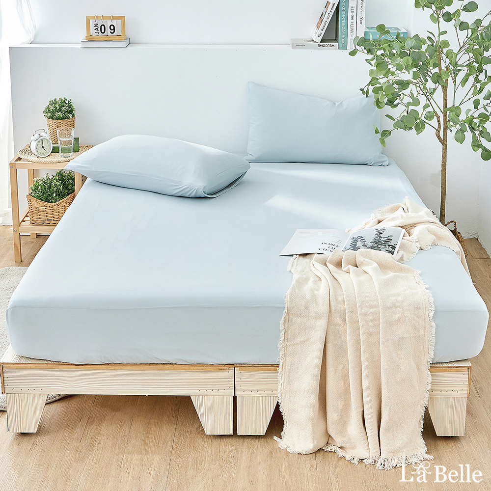 義大利La Belle《抹茶奶蓋》特大眠綿冰涼感床包枕套組