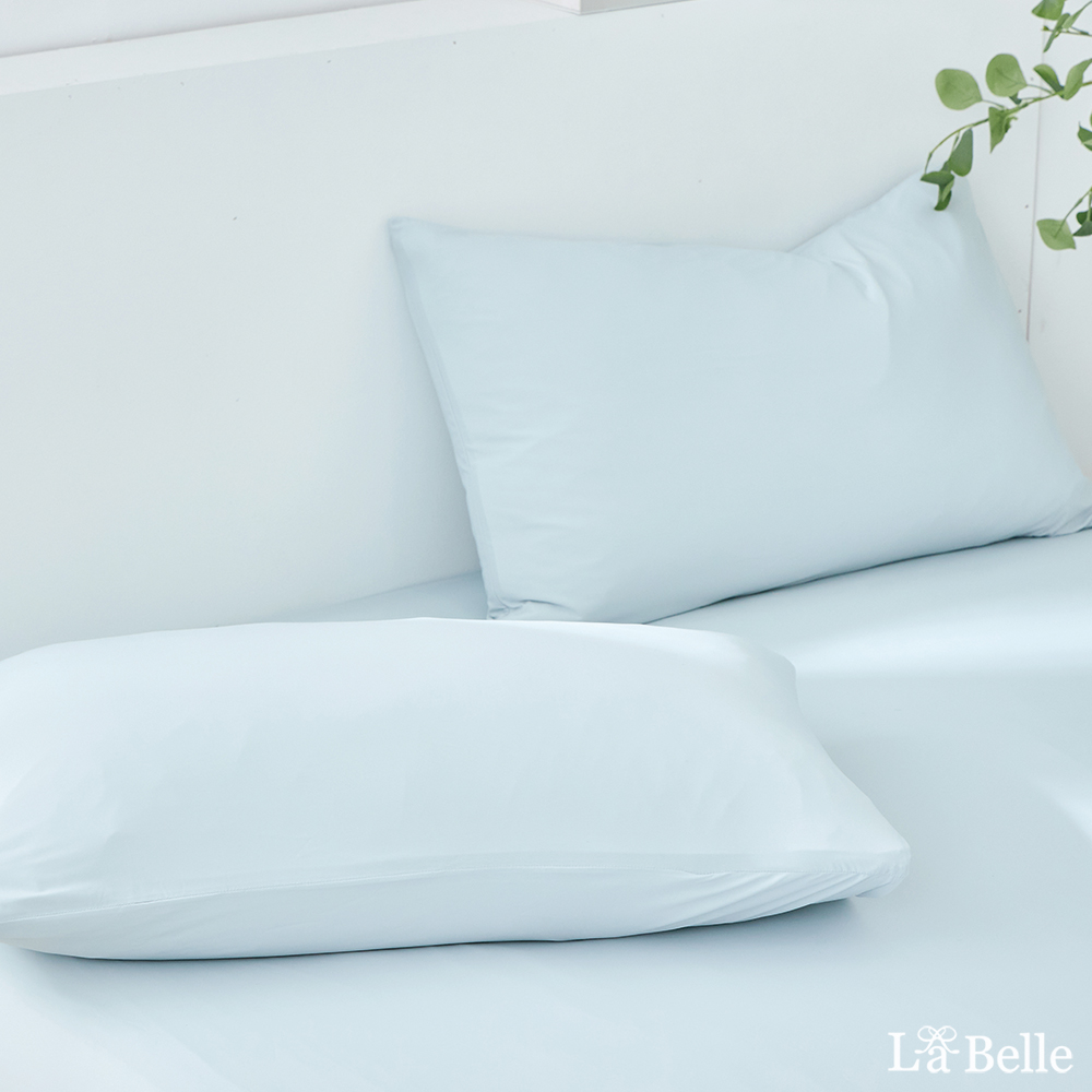 義大利La Belle《抹茶奶蓋》特大眠綿冰涼感床包枕套組