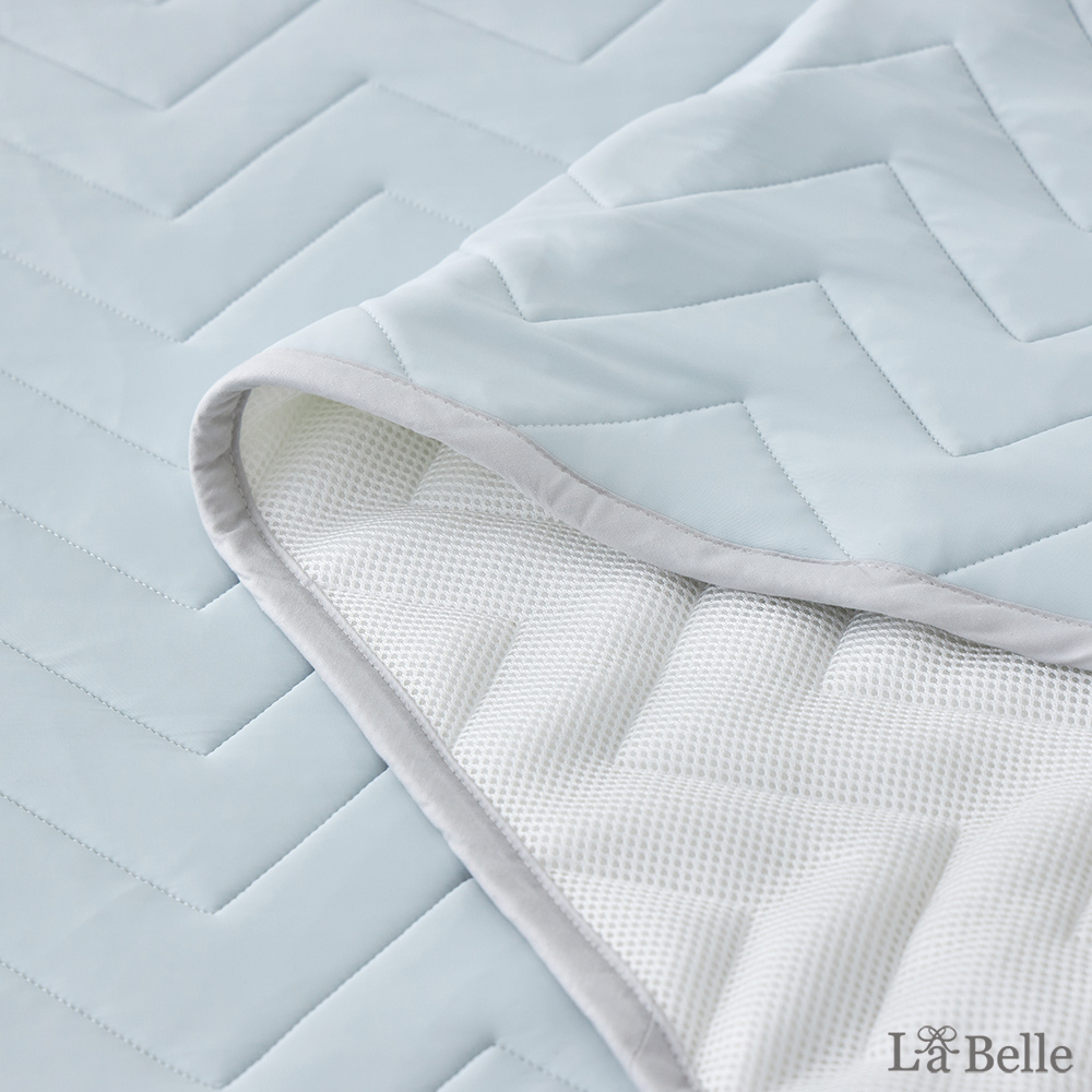 義大利La Belle《抹茶奶蓋》單人乳膠眠綿涼感刨冰墊