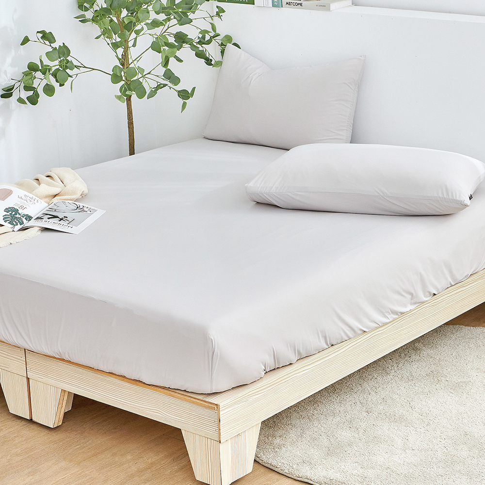 義大利La Belle《芝麻歐蕾》加大眠綿冰涼感床包枕套組