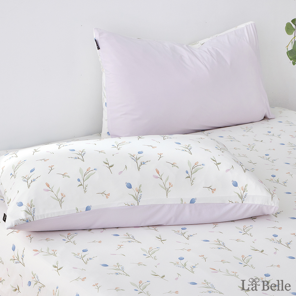 義大利La Belle《鬱金奶蓋》雙人眠綿冰涼感床包枕套組