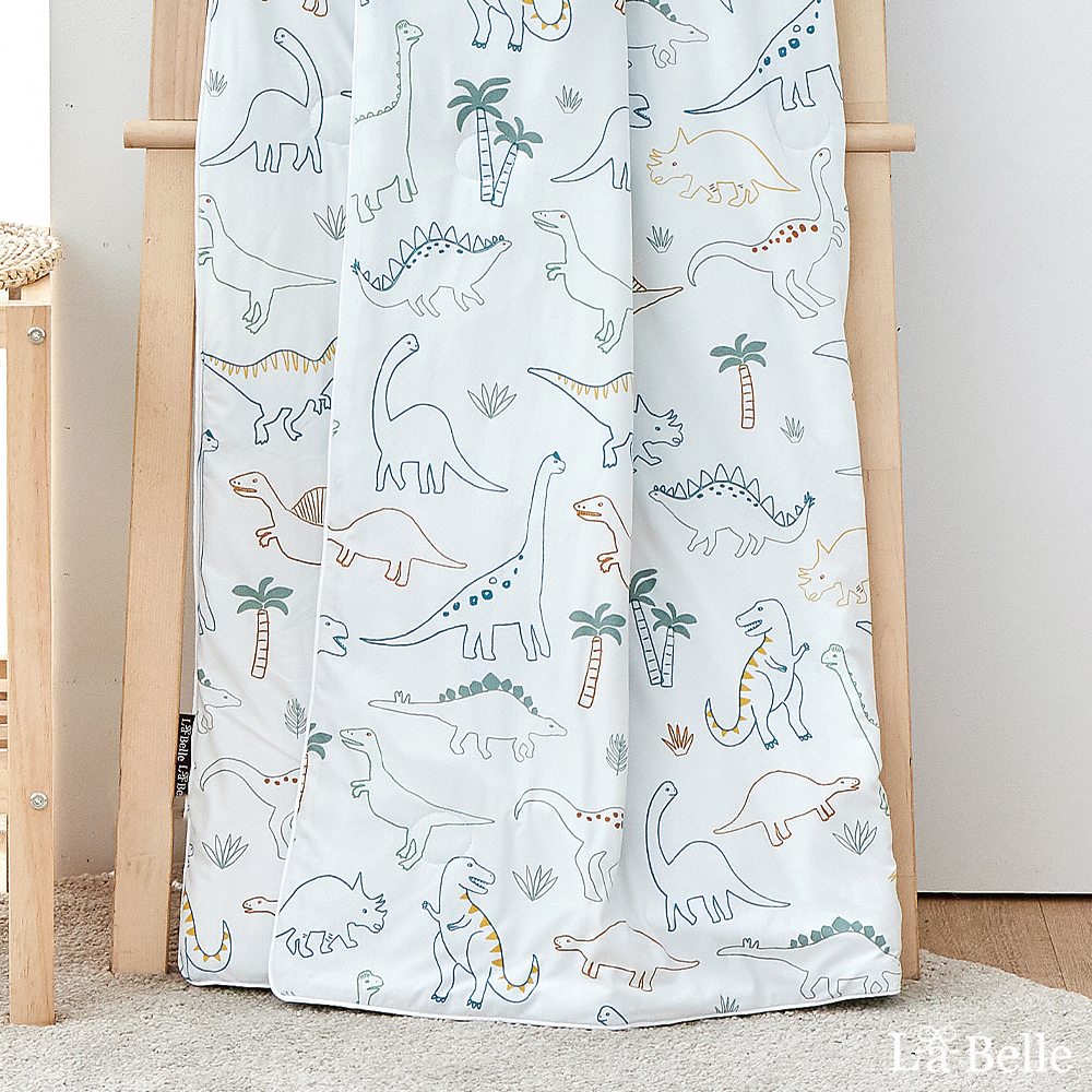 義大利La Belle《恐龍曲奇》眠綿冰兒童玻尿酸抗菌涼感涼被(100x120CM)