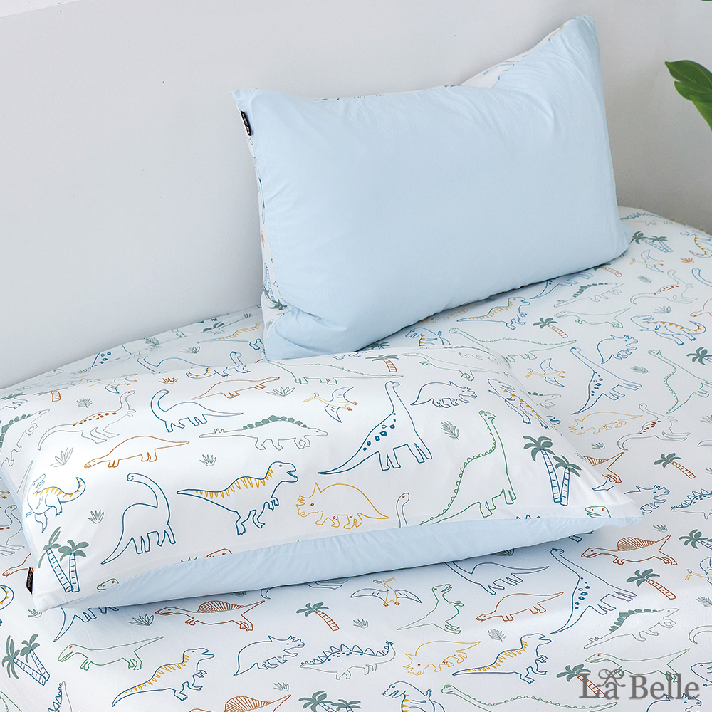 義大利La Belle《恐龍曲奇》眠綿冰涼感信封枕套--2入