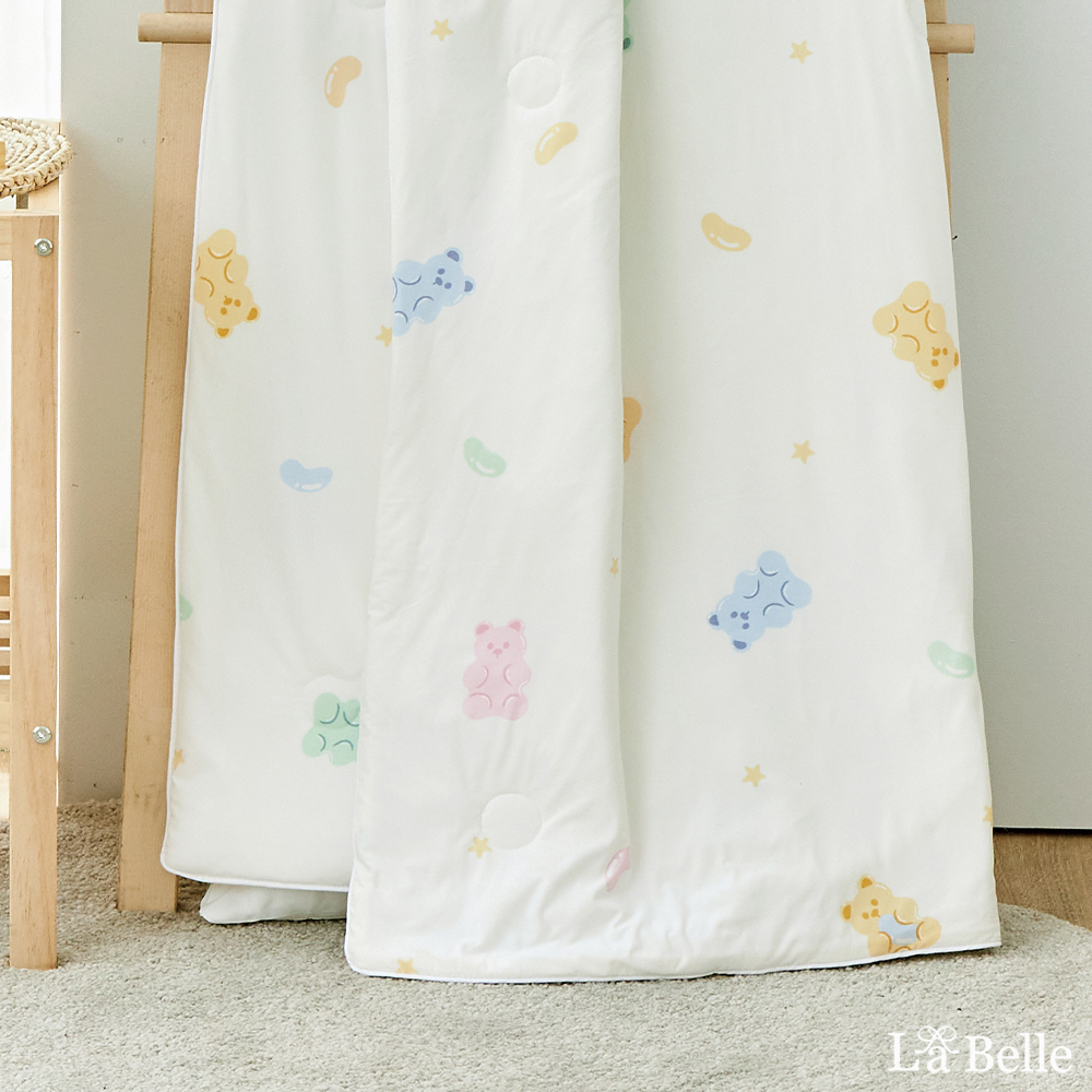義大利La Belle《小熊軟糖》眠綿冰兒童玻尿酸抗菌涼感涼被(100x120CM)