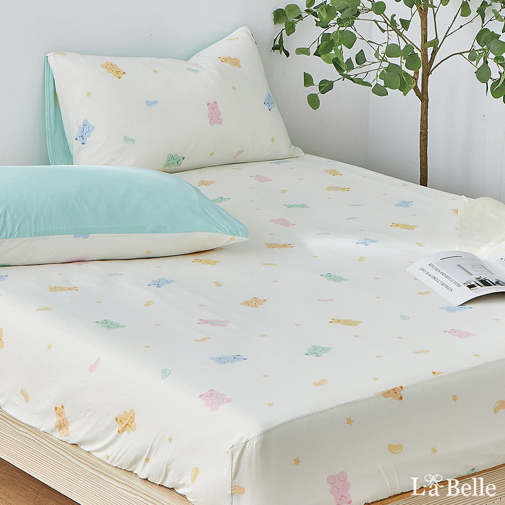 義大利La Belle《小熊軟糖》加大眠綿冰涼感床包枕套組