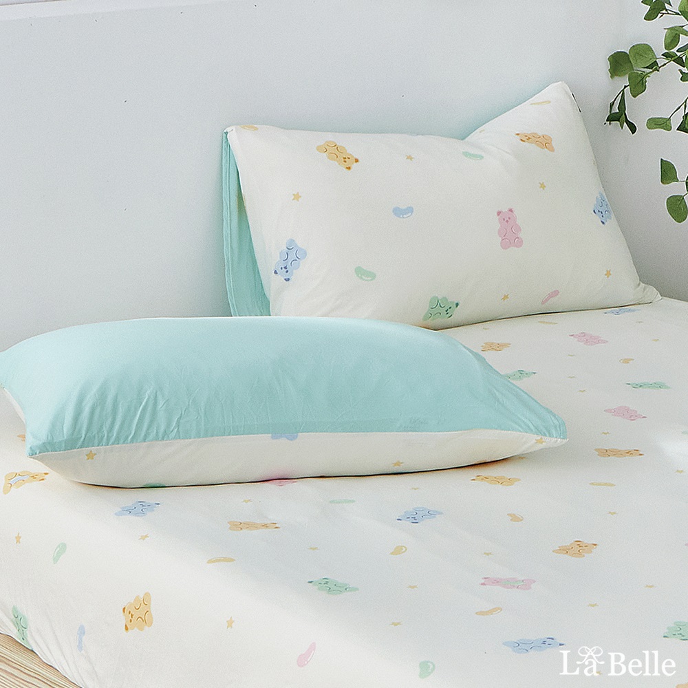 義大利La Belle《小熊軟糖》加大眠綿冰涼感床包枕套組