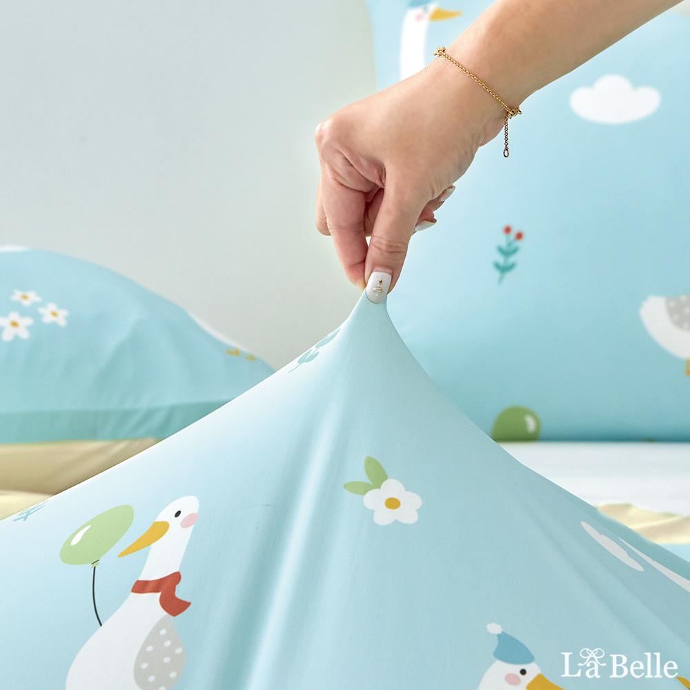 義大利La Belle《冬呱愛玉》眠綿冰玻尿酸抗菌涼感涼被(5x6.5尺)