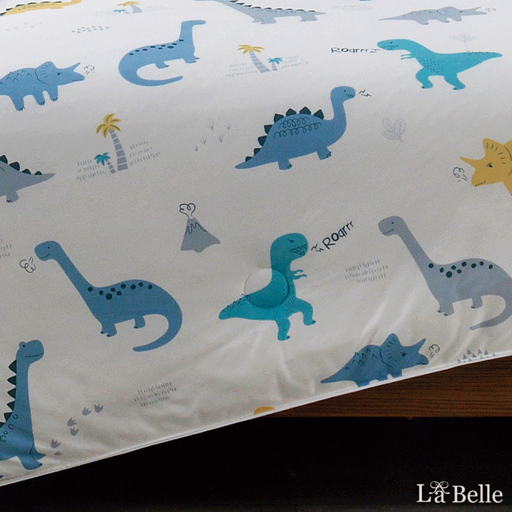 義大利La Belle《恐龍百科》海島針織防蟎抗菌涼被5*6尺