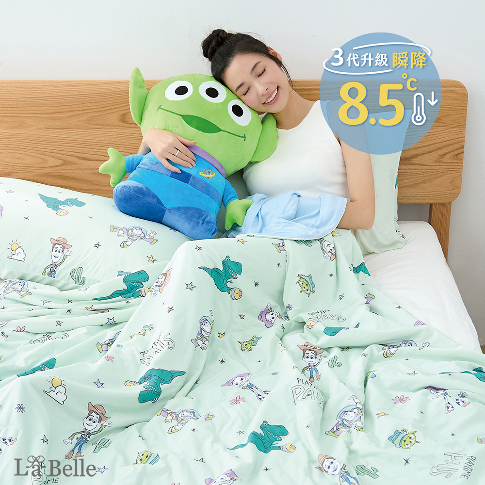 義大利La Belle《Disney-星際玩伴》ICECOOL眠綿冰蠶絲蛋白抗菌涼感涼被(150*195cm)