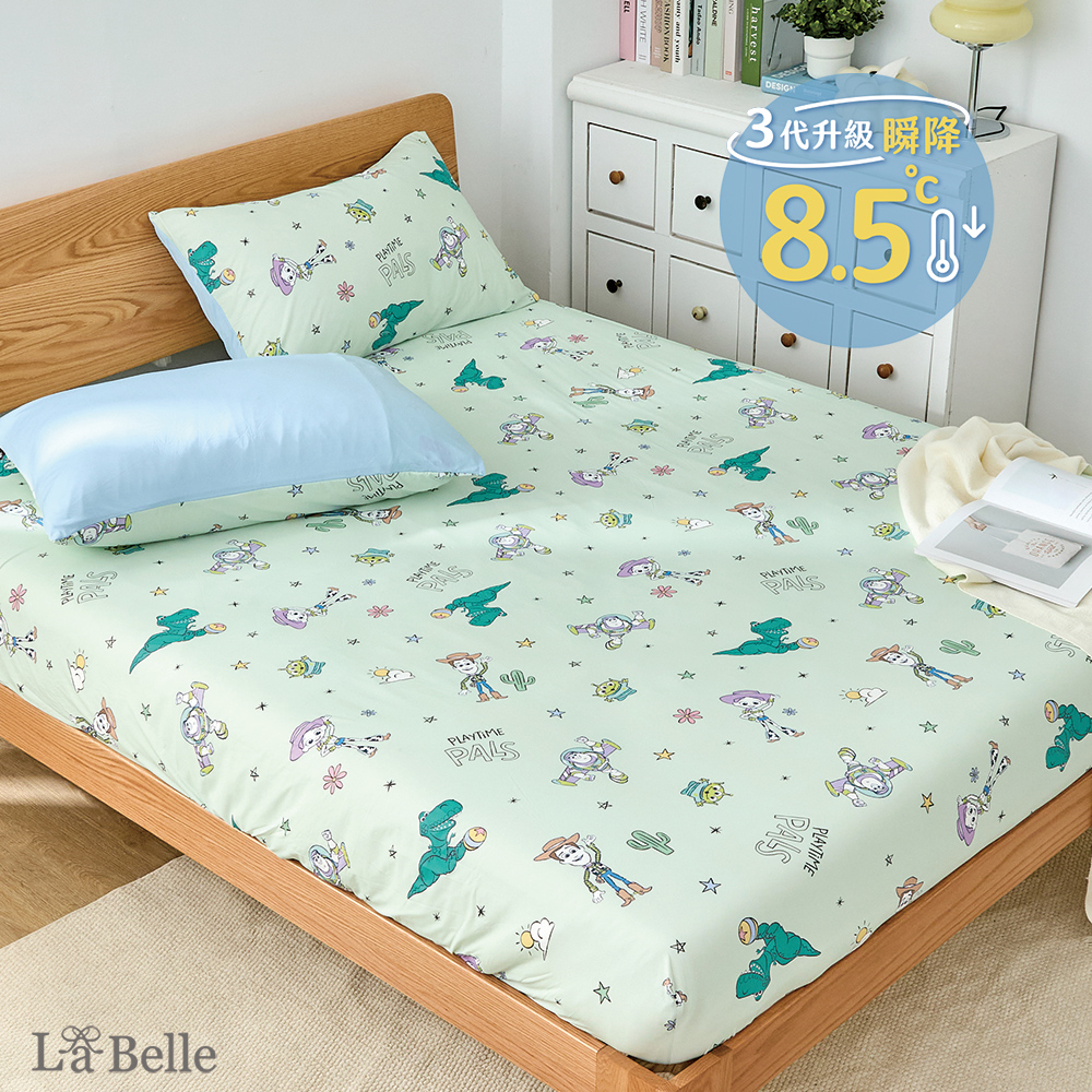 義大利La Belle《Disney-星際玩伴》ICECOOL眠綿冰雙人涼感床包枕套組