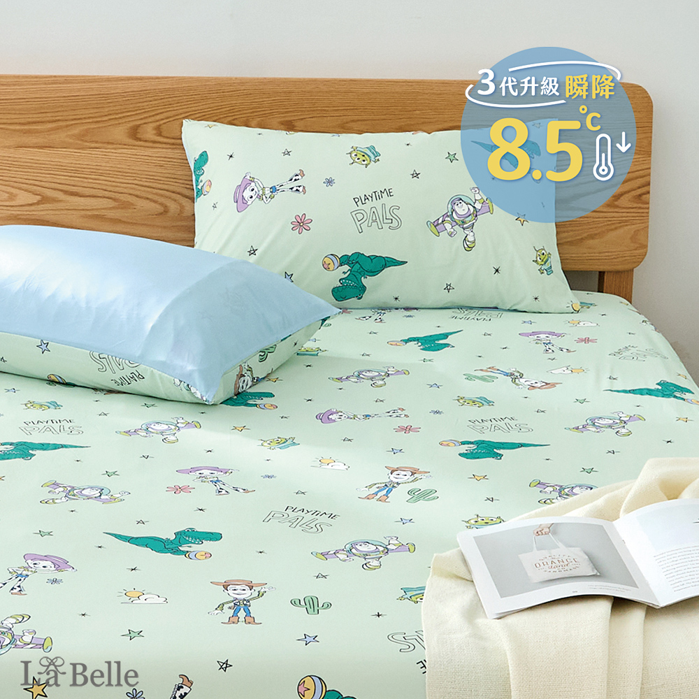義大利La Belle《Disney-星際玩伴》ICECOOL眠綿冰單人涼感床包枕套組