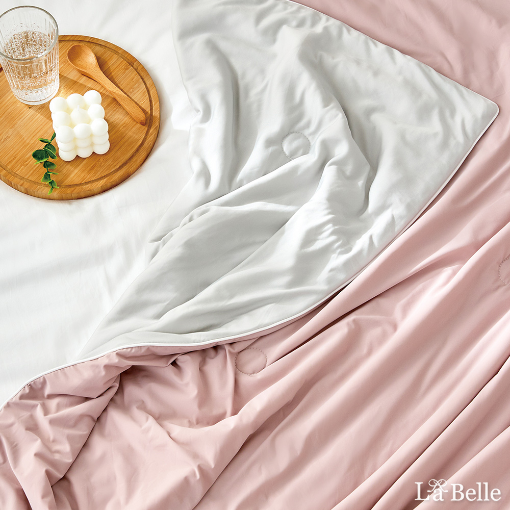 義大利La Belle《初嵐玫影》ICECOOL眠綿冰蠶絲蛋白抗菌涼感涼被(150*195cm)