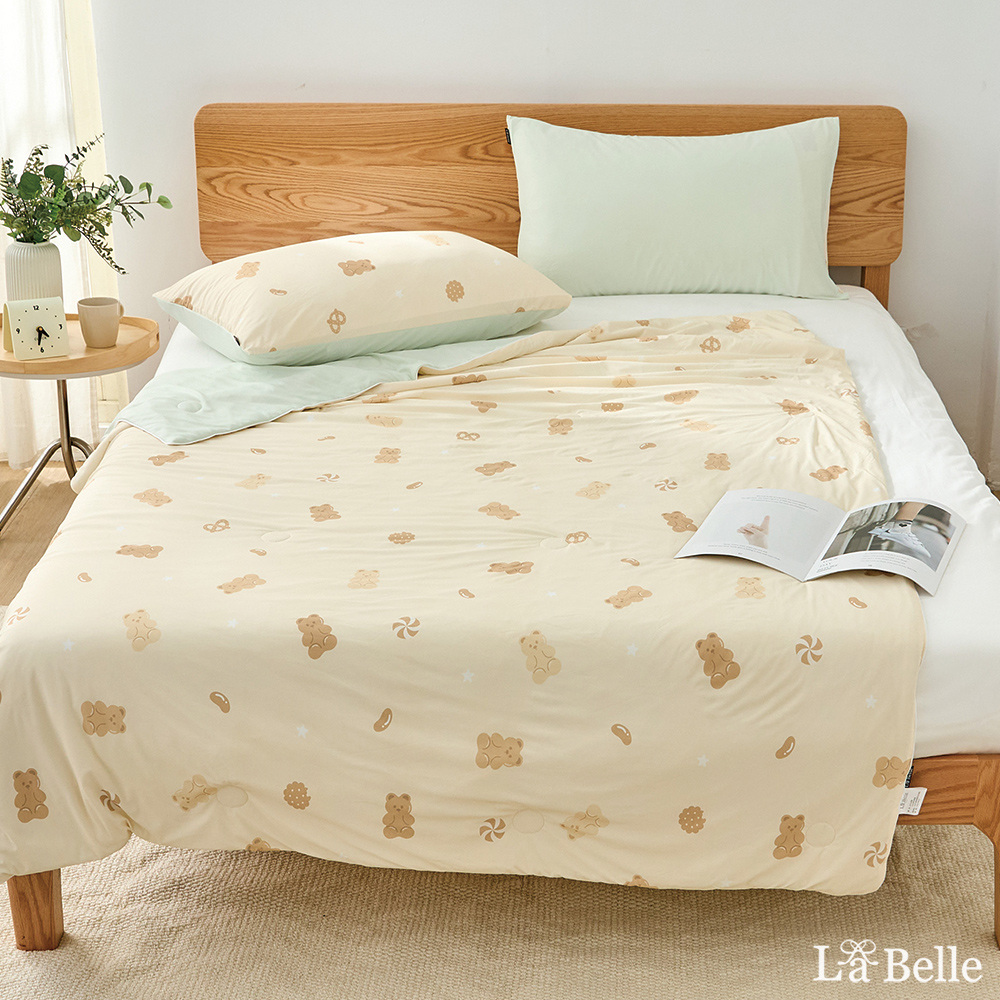 義大利La Belle《小熊軟糖》ICECOOL眠綿冰蠶絲蛋白抗菌涼感涼被(150*195cm)