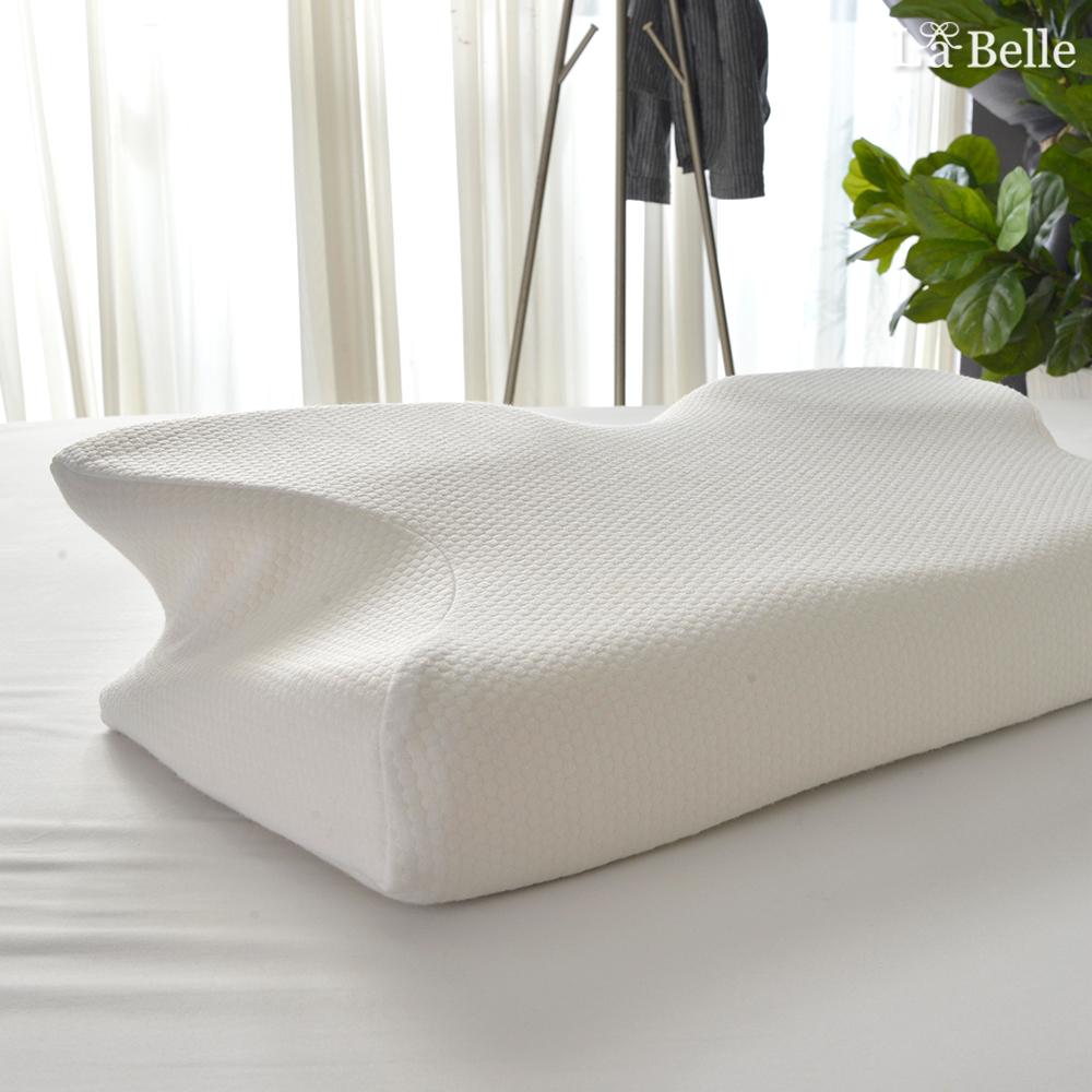 [送專用枕套]義大利La Belle《超釋壓3D護頸蝶型工學記憶枕》