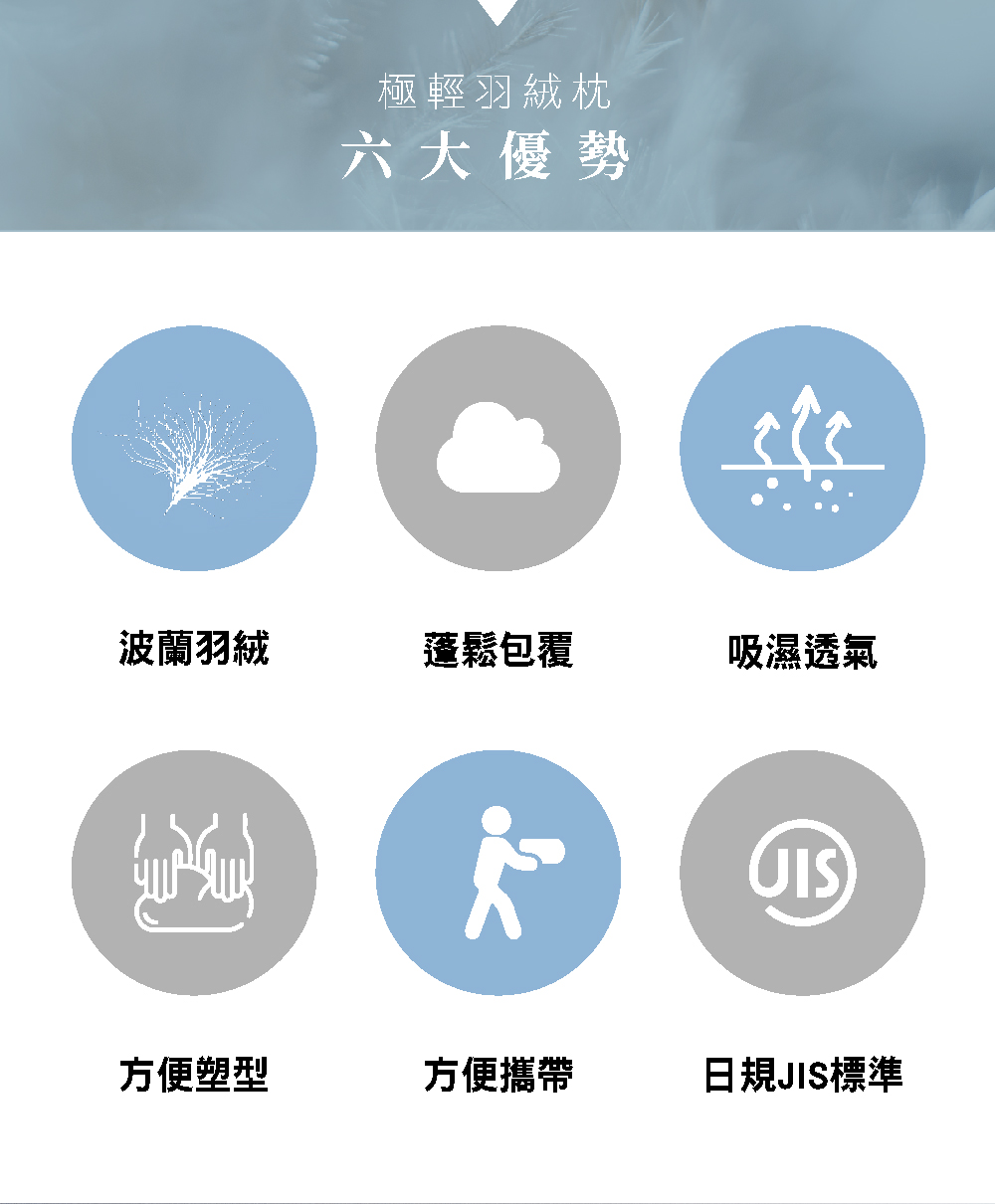 枕頭,羽絲絨