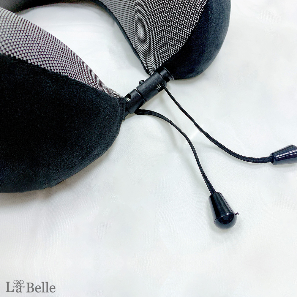 義大利La Belle《城市行旅》人體工學可收納磁力U型記憶頸枕(共三色)