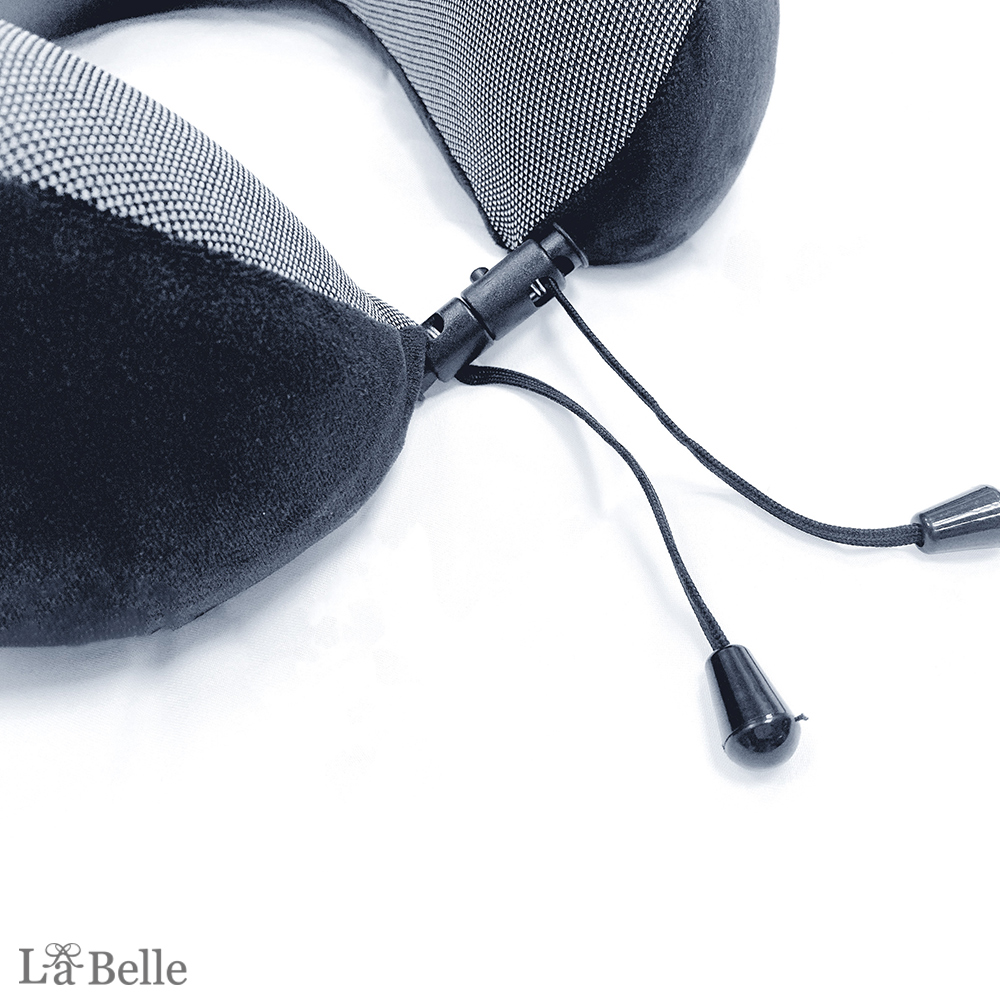 義大利La Belle《城市行旅》人體工學可收納磁力U型記憶頸枕(共三色)