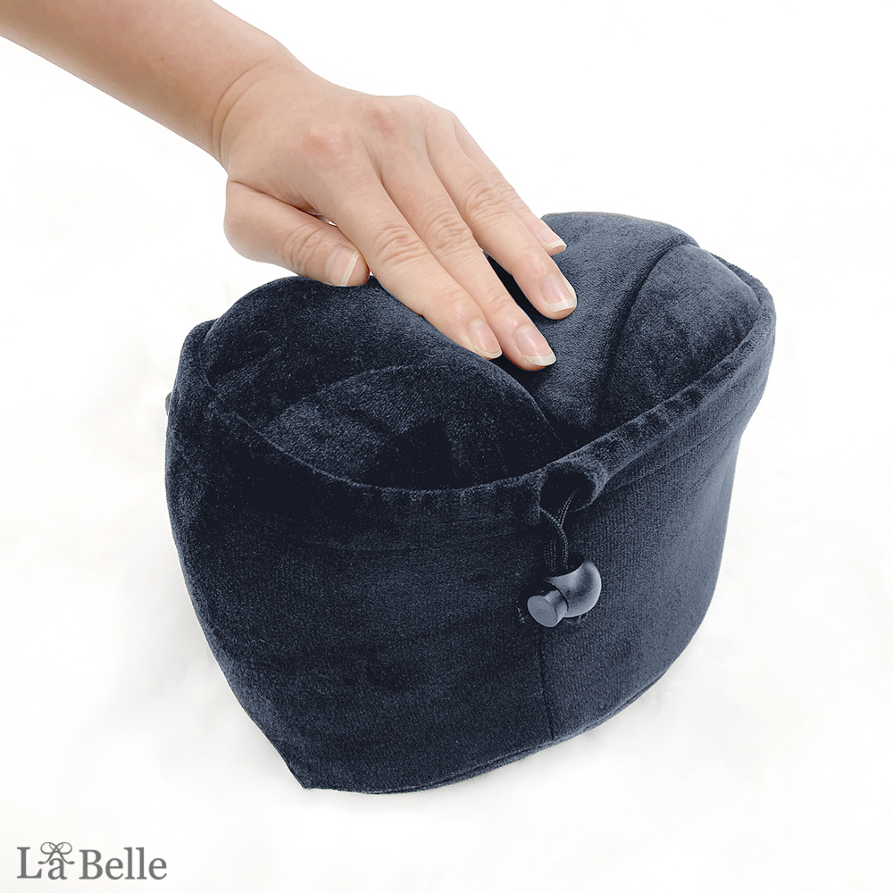 義大利La Belle《城市行旅》人體工學可收納磁力U型記憶頸枕(共三色)