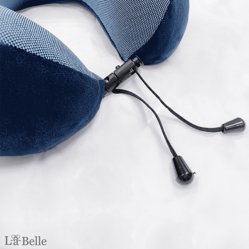 義大利La Belle《城市行旅》人體工學可收納磁力U型記憶頸枕(共三色)