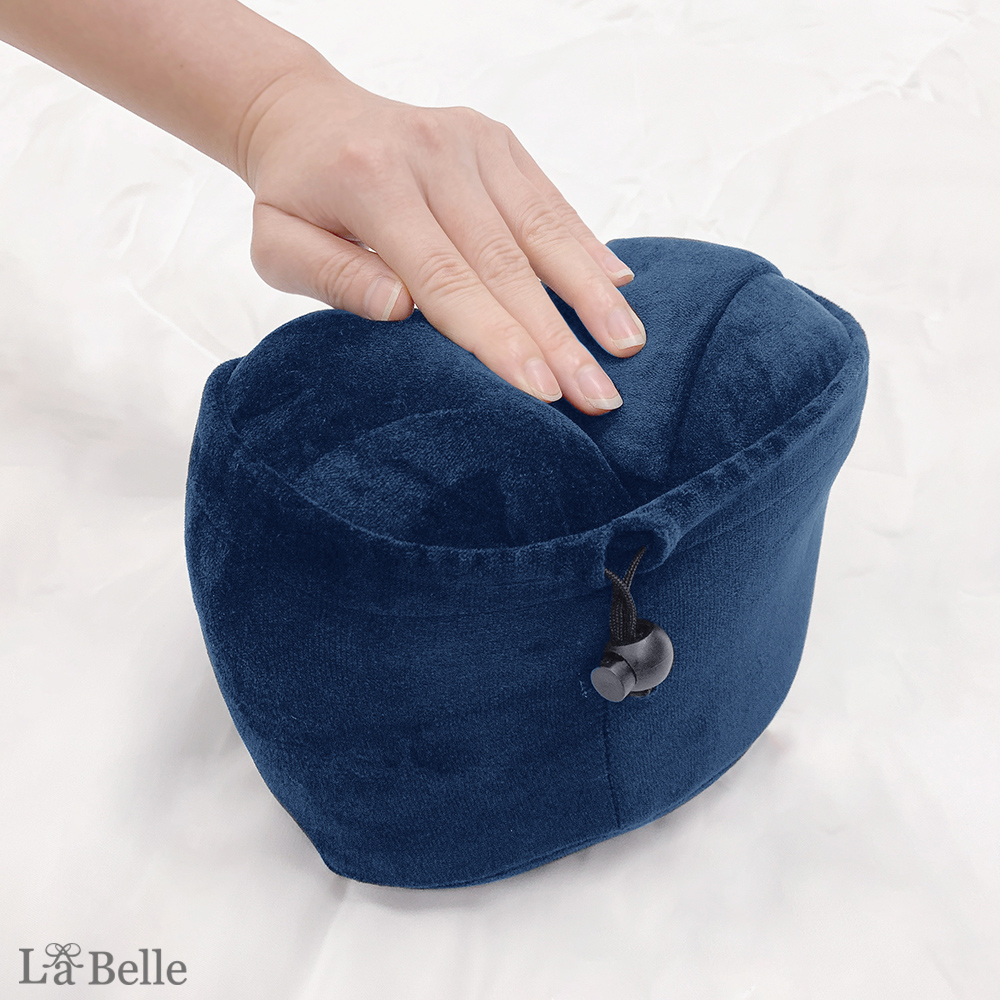 義大利La Belle《城市行旅》人體工學可收納磁力U型記憶頸枕(共三色)
