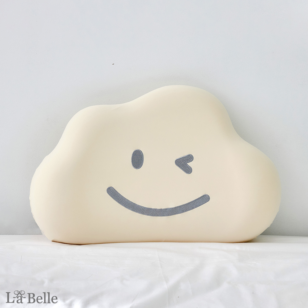 義大利La Belle《HAPPY : ) 釋壓舒眠涼感雲朵記憶枕》(共兩色)