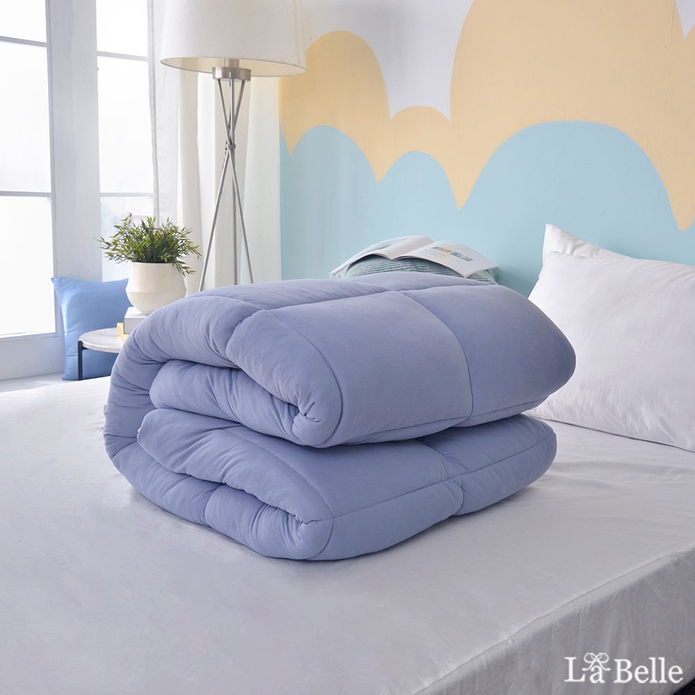義大利La Belle《韓式雙色抑菌暖膚絨石墨烯發熱可水洗冬被》--雙人(共四色)