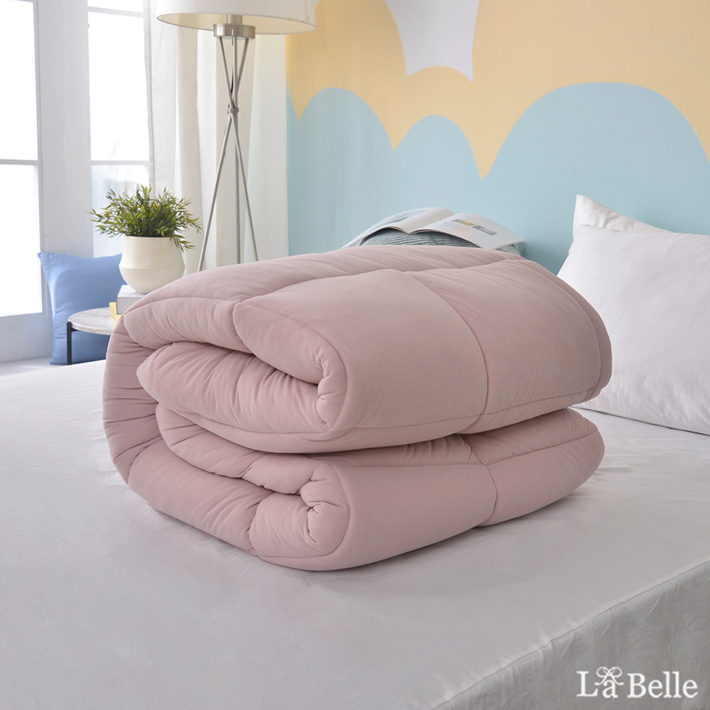 義大利La Belle《韓式雙色抑菌暖膚絨石墨烯發熱可水洗冬被》--雙人(共四色)