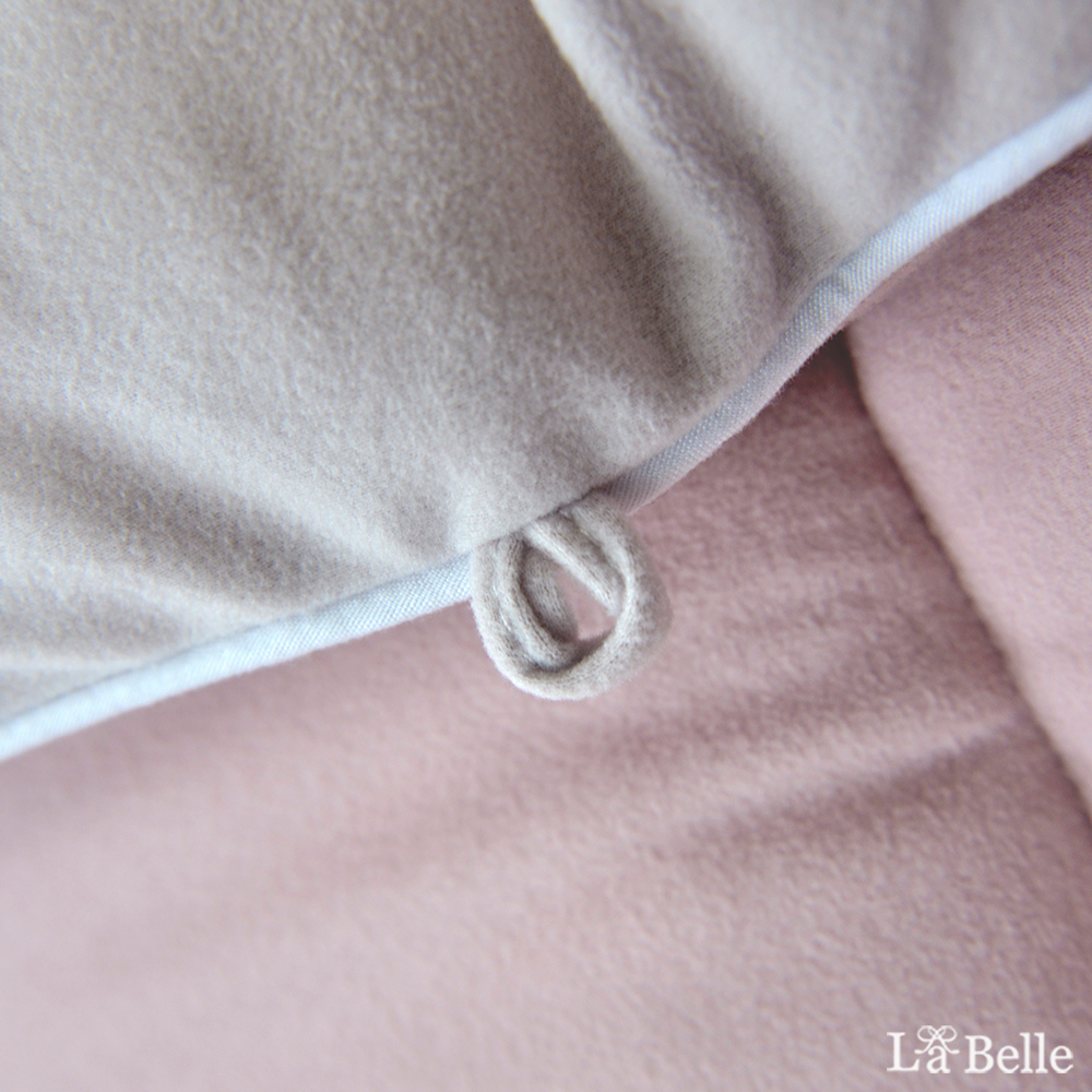 義大利La Belle《韓式雙色抑菌暖膚絨石墨烯發熱可水洗冬被》--雙人(共四色)