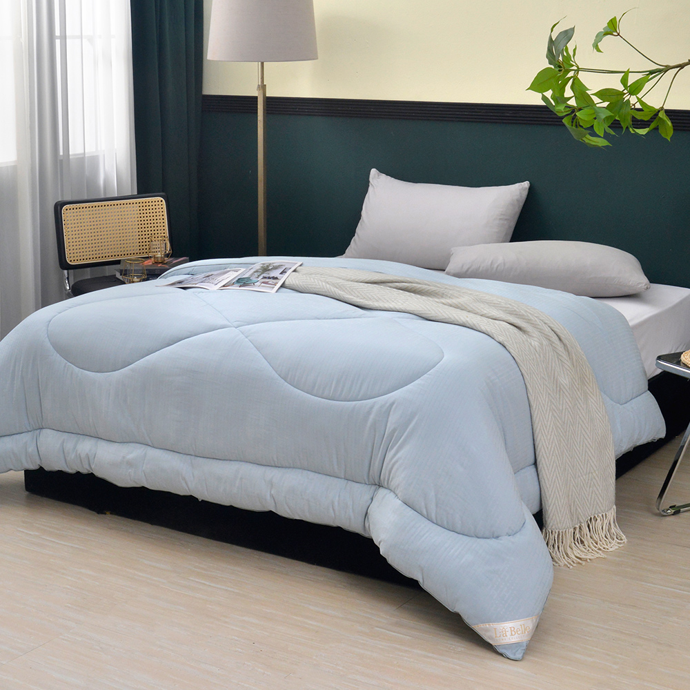 義大利La Belle《第2代航太石墨烯羊毛控溫抗菌可水洗冬被》--雙人