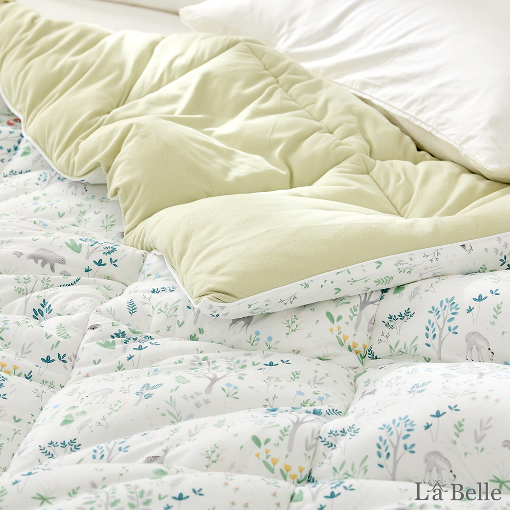 (預購)義大利La Belle《森林漫遊》韓式抑菌暖膚絨石墨烯發熱可水洗冬被--雙人