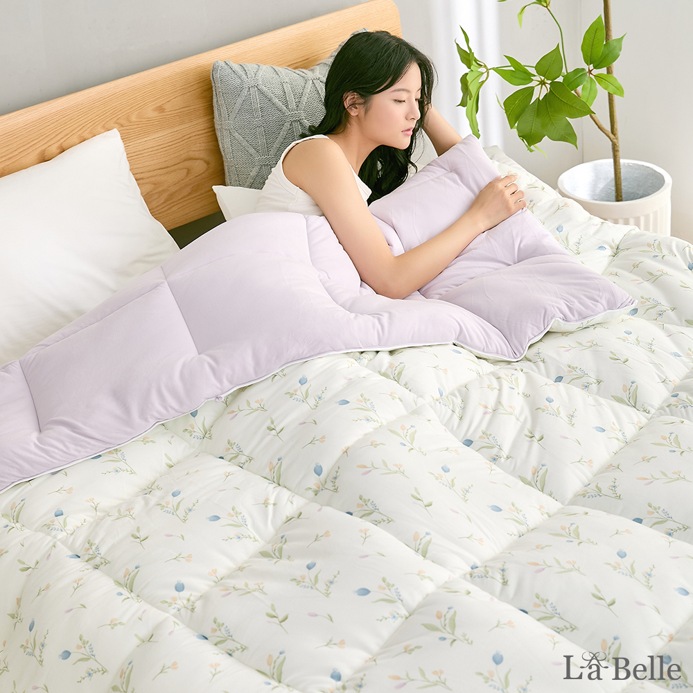 (預購)義大利La Belle《鬱金奶蓋》韓式抑菌暖膚絨石墨烯發熱可水洗冬被--雙人