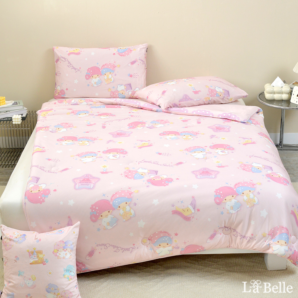 義大利La Belle《Sanrio-雙星仙子甜美夢境》海島針織防蟎抗菌暖暖被150*195CM