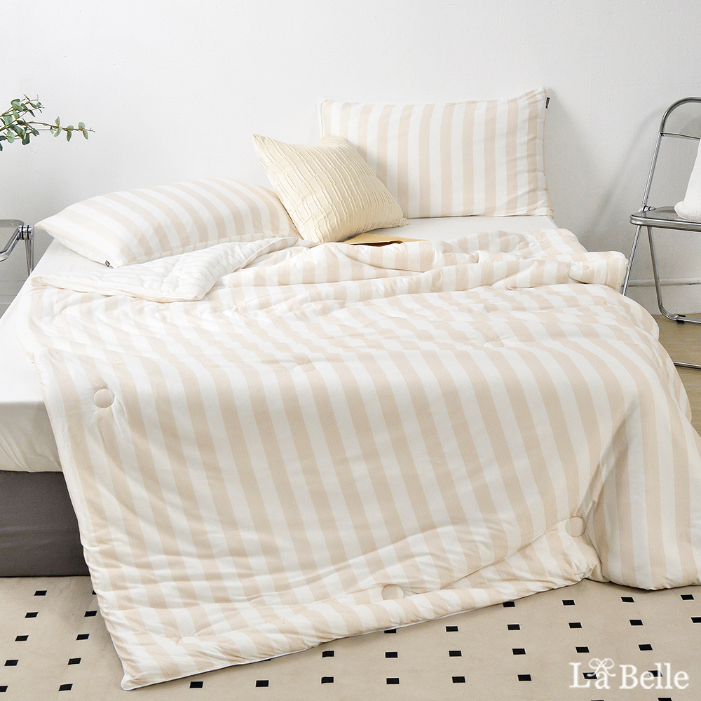 義大利La Belle《暖陽午後》海島針織防蟎抗菌暖暖被150*195CM