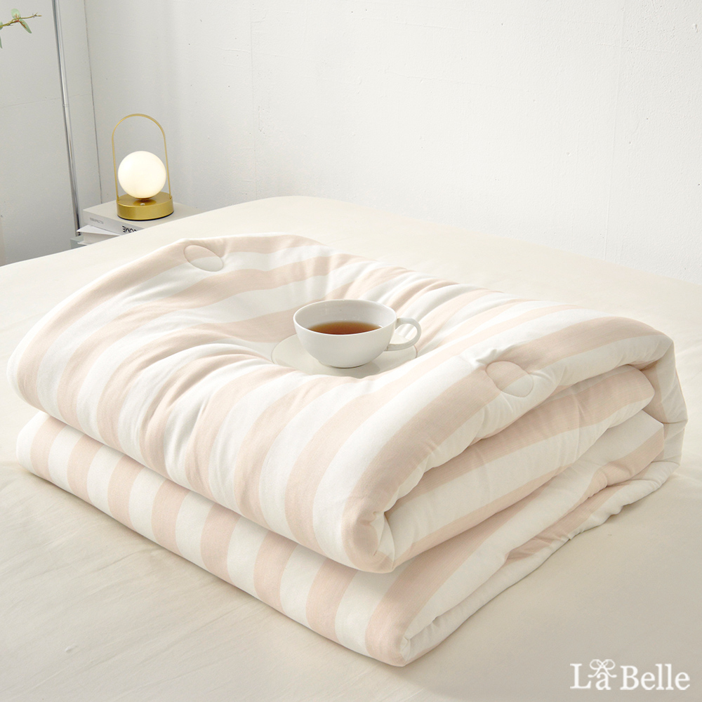 義大利La Belle《暖陽午後》海島針織防蟎抗菌暖暖被150*195CM