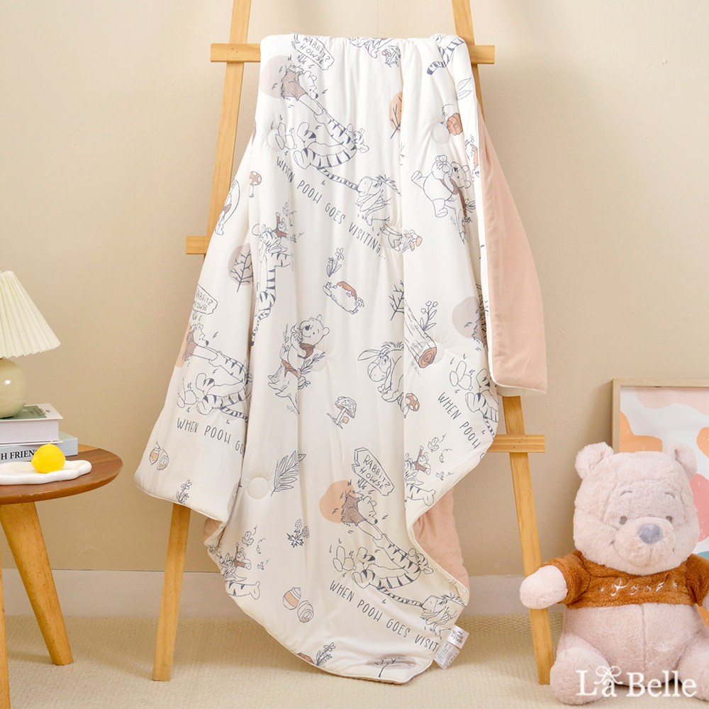 義大利La Belle《Disney-楓糖維尼》活性益生菌抗敏365天兒童懶懶被--100*120cm