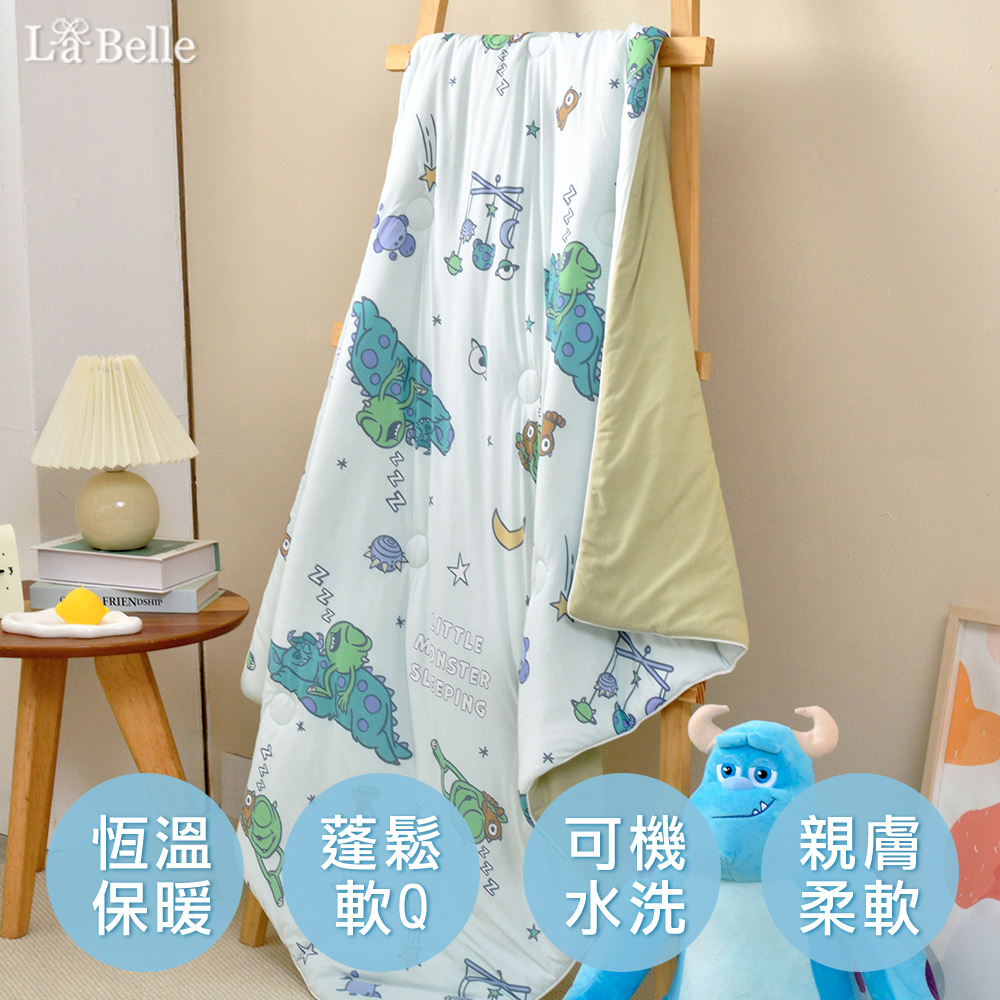 義大利La Belle《Disney-怪獸檸檬塔》活性益生菌抗敏365天兒童懶懶被--100*120cm