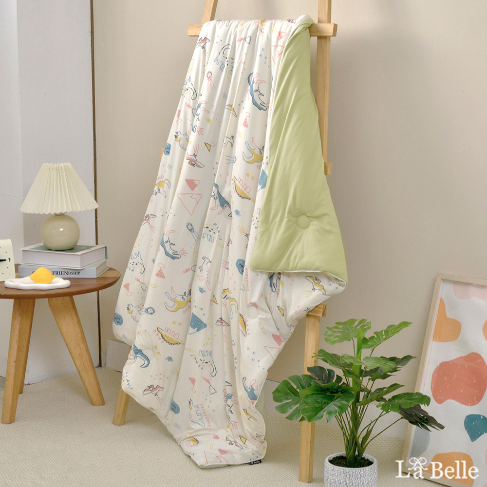 義大利La Belle《恐龍沁冰樂》活性益生菌抗敏365天兒童懶懶被--100*120cm